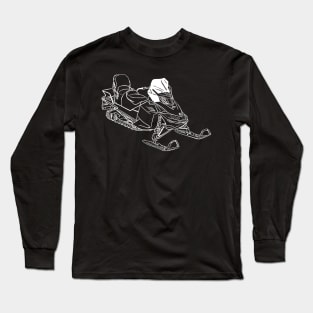 Cool Snowmobile Long Sleeve T-Shirt